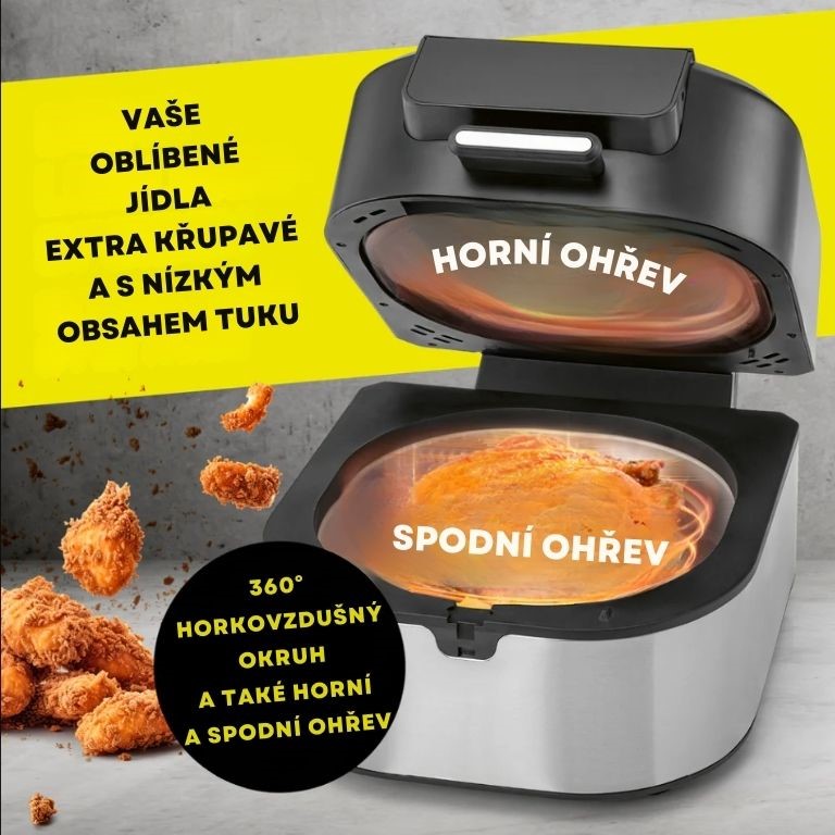 GourmetMaxx Horkovzdušná fritéza FryBBQ 19177 (8)